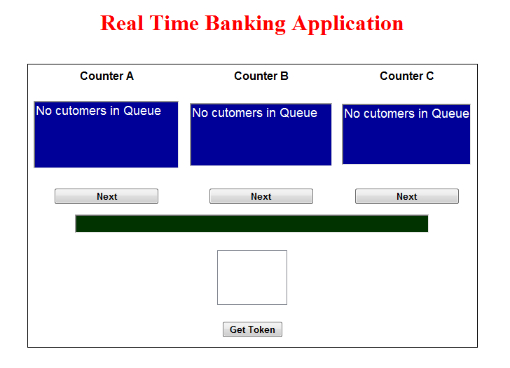 Asp . Net SQL Server Real Time Banking Application using Queue