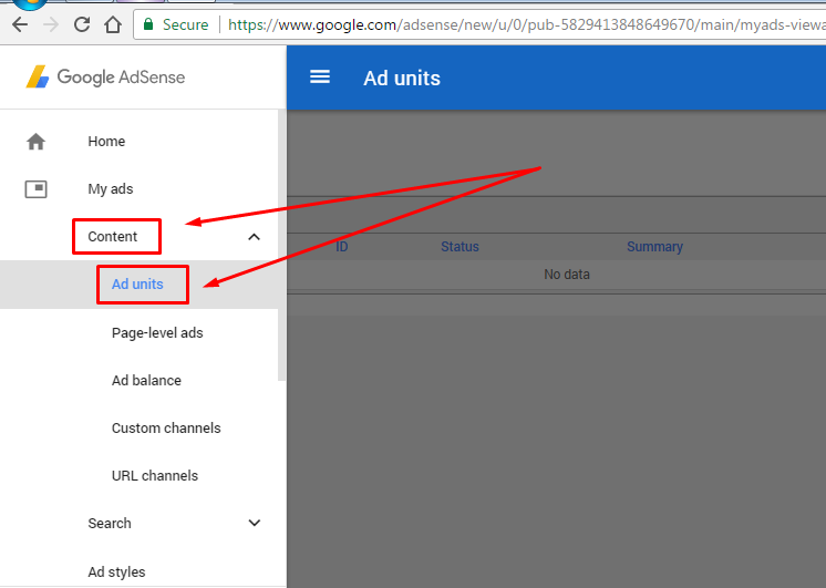 Membuat unit adsense Membuat unit adsense