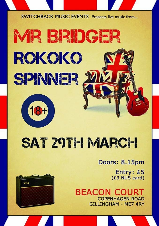 Modernist Society Mr Bridger Rokoko Spinner To Play At Beacon Court Gillingham On Saturday