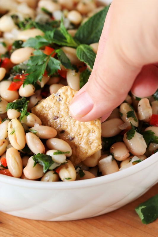 Lemony White Bean Salad The Kitchen is My Playground