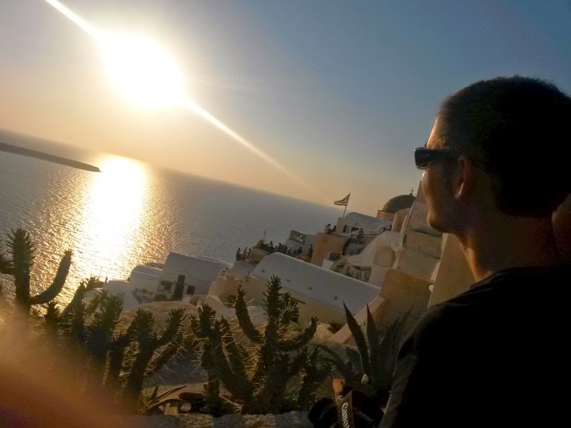 Sunset in Santorini Sunset in Santorini