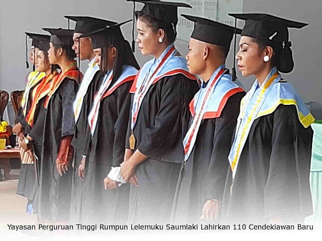 Yayasan Perguruan Tinggi Rumpun Lelemuku Saumlaki Lahirkan 110 Cendekiawan Baru Yayasan Perguruan Tinggi Rumpun Lelemuku Saumlaki Lahirkan 110 Cendekiawan Baru
