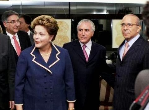 Dilma Rousseff Michel Temer Eliseu Padilha PMDB