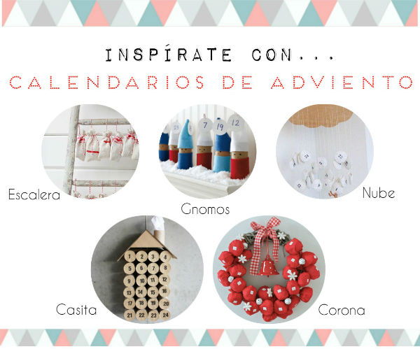 DIY: 5 calendarios de adviento