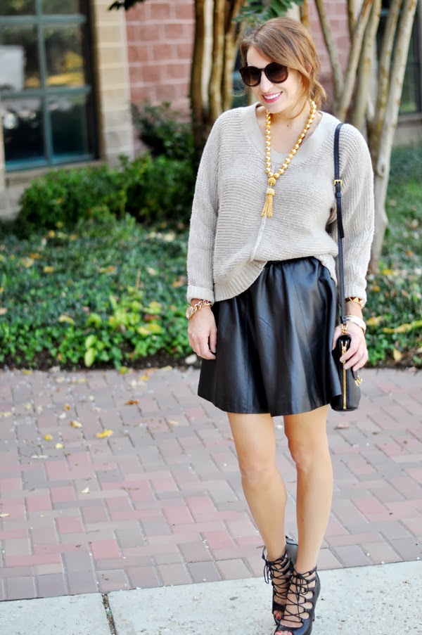 My Style: Slouchy Sweaters + Skirts - The Mama Notes
