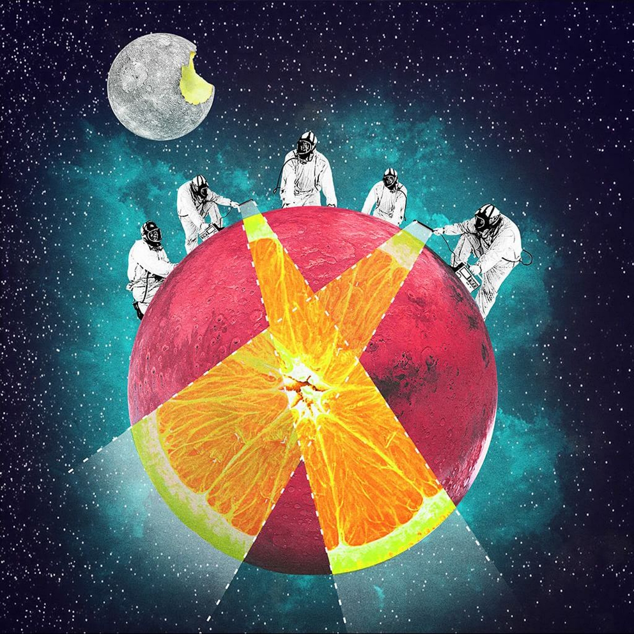 Фотообои космос, планеты. Картины в космическом стиле. Коллаж космос. Коллаж вселенная. Сюрреализм космос.