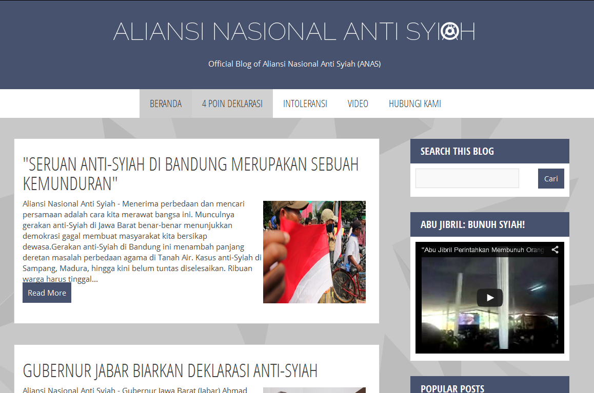 Jangan Tertipu! Syiah Rilis Blog Tandingan Website ANNAS