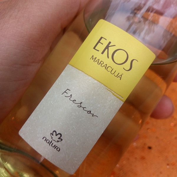 Colônia frescor Maracujá da Linha Ekos Natura | Garota dos Cremes