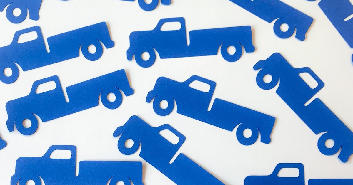 Here Comes The Fun Little Blue Truck Party Confetti