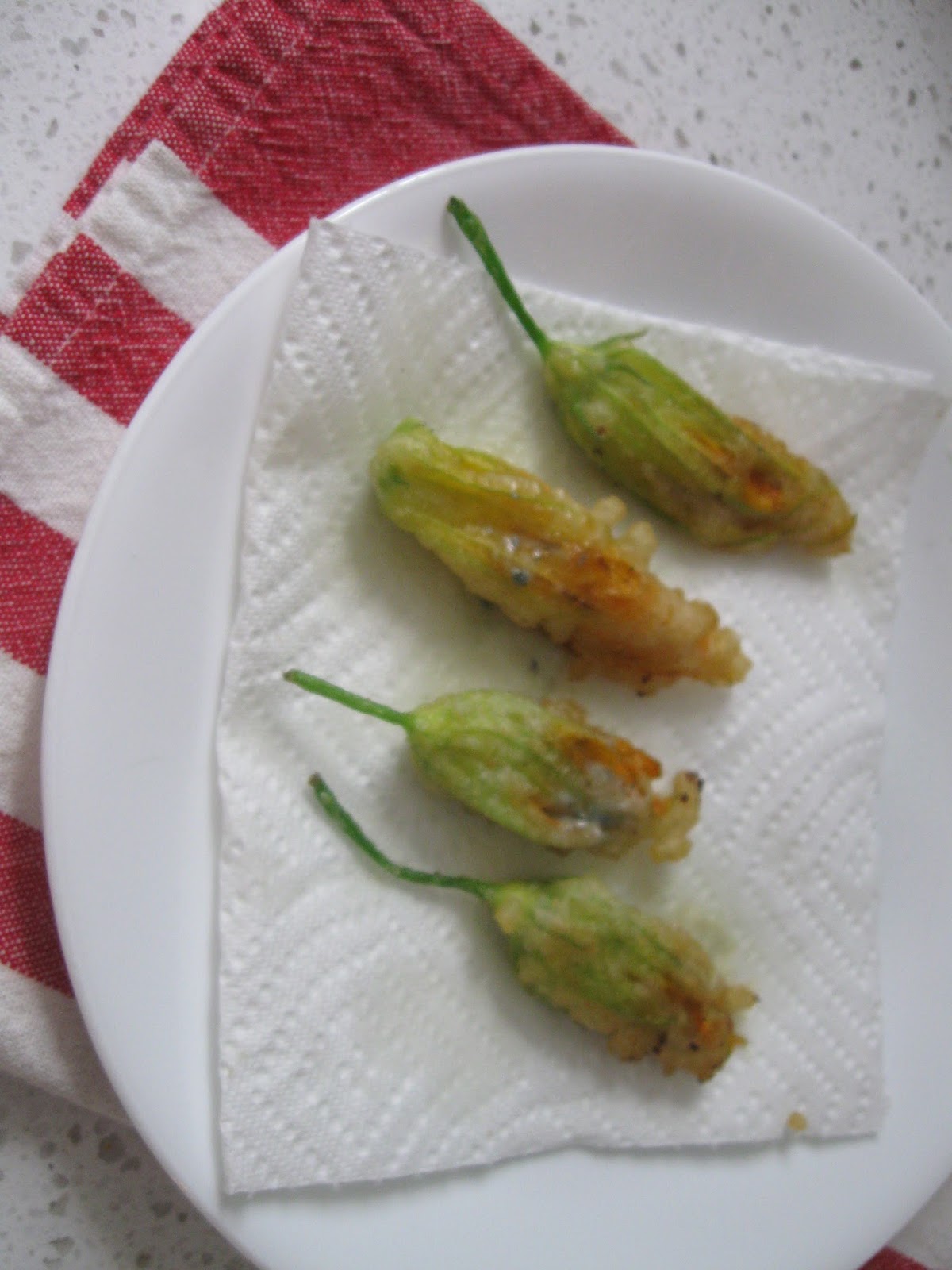 Just Cooking! Stuffed Squash Blossoms
