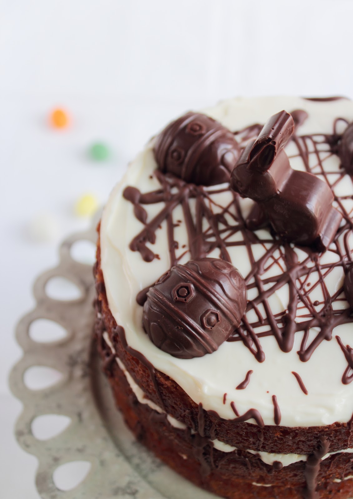 Fabsfood Layer cake de chocolate blanco y Philadelphia