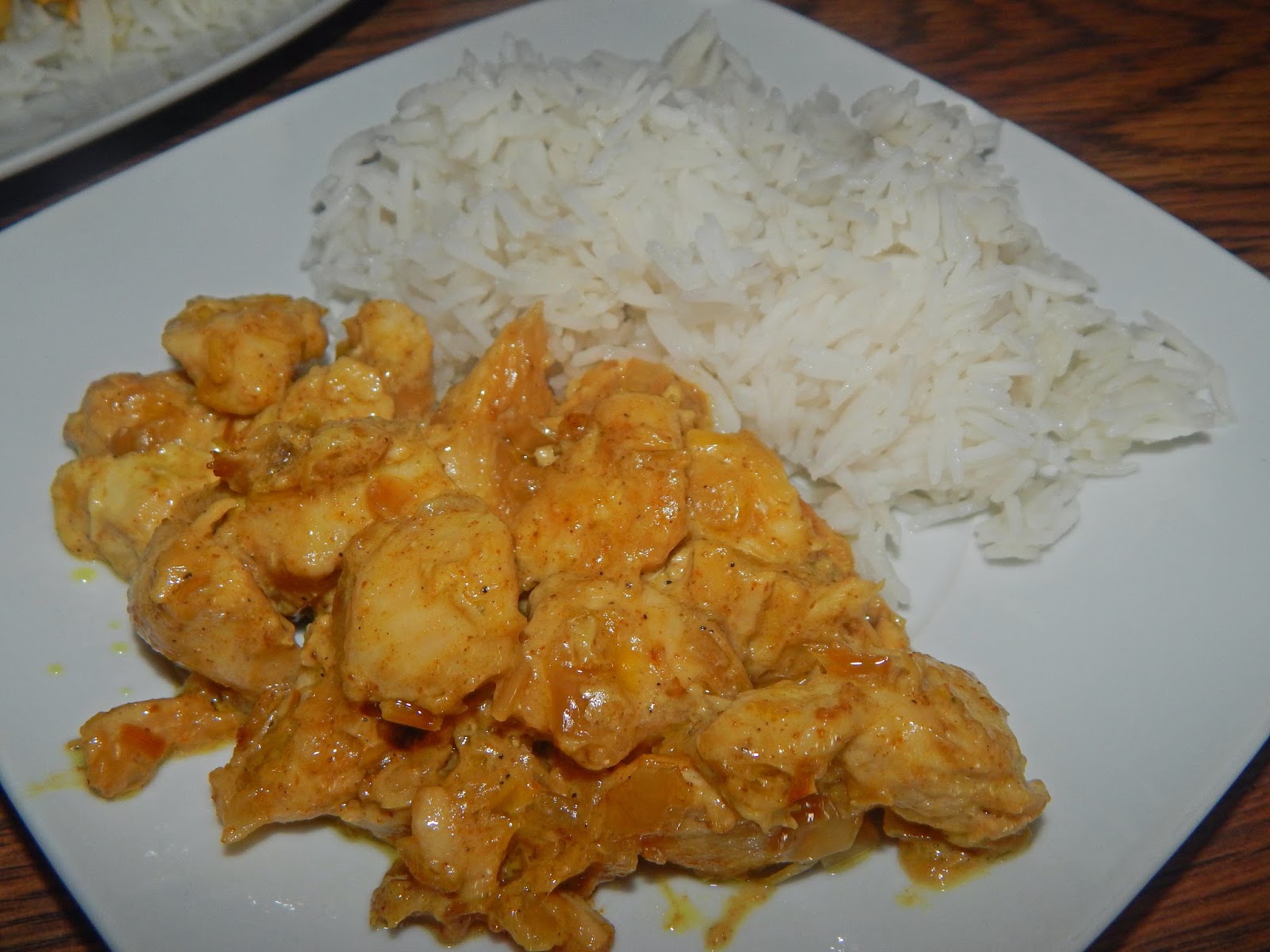 #9 Receta: Pollo al curry con arroz basmati