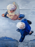 The inspiration for this piece came to me as I viewed this Parisian couple .