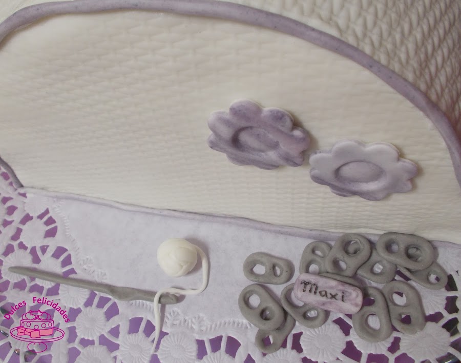 Tarta fondant bolso 
