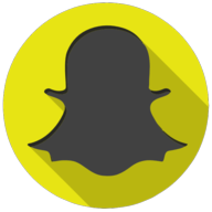snapchat colorful button