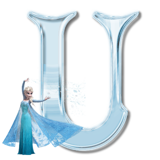 Alfabeto de Elsa de Frozen Congelando las Letras. 