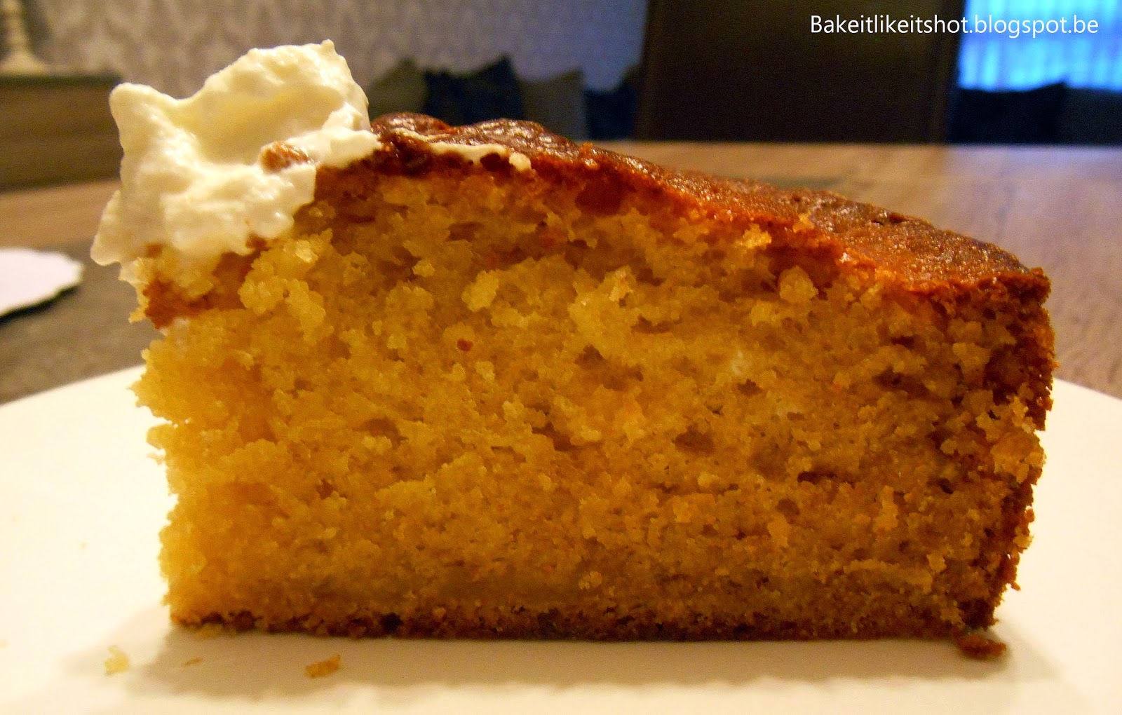 Honing en yoghurt cake
