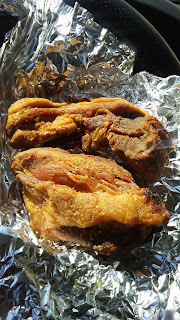 deep fried pork, chicharones