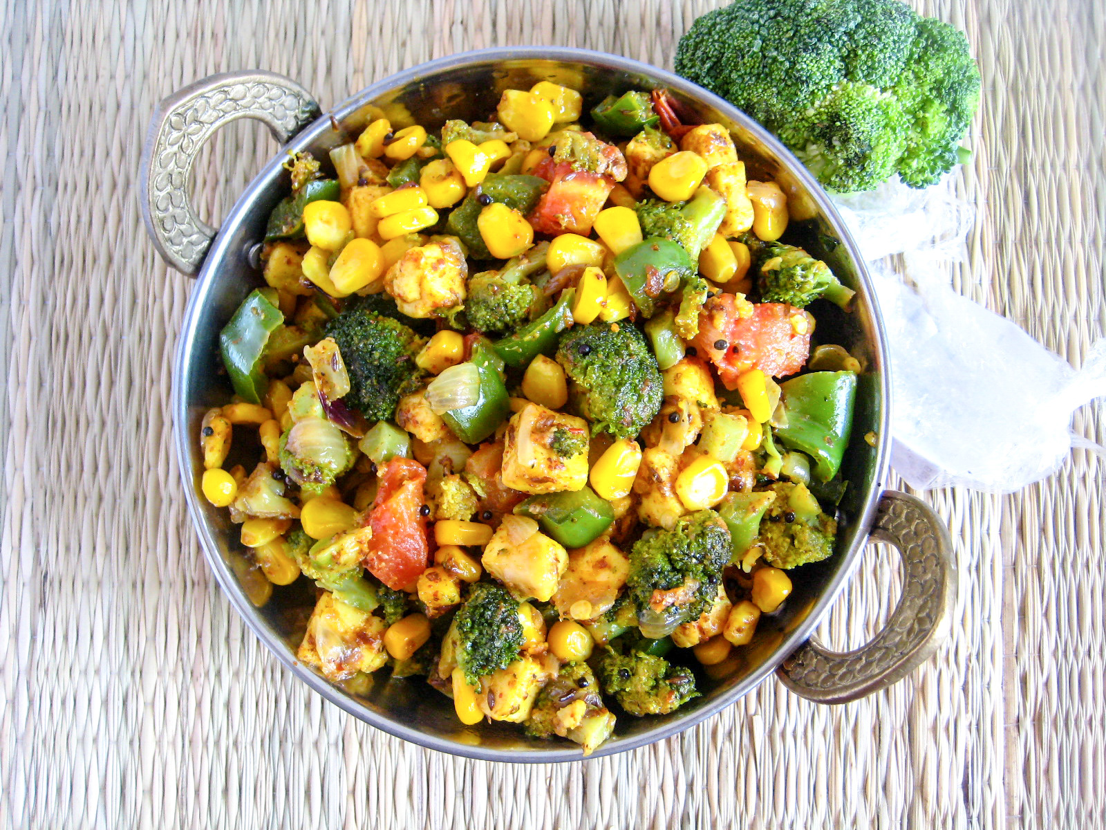 madhuri's kitchen Broccoli Stir Fry Recipe / Sautéed Broccoli / Pan