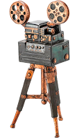 Máquina de filmagem antiga Máquina de filmagem antiga