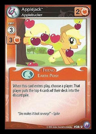 My Little Pony Applejack, Applebucker Canterlot Nights CCG Card