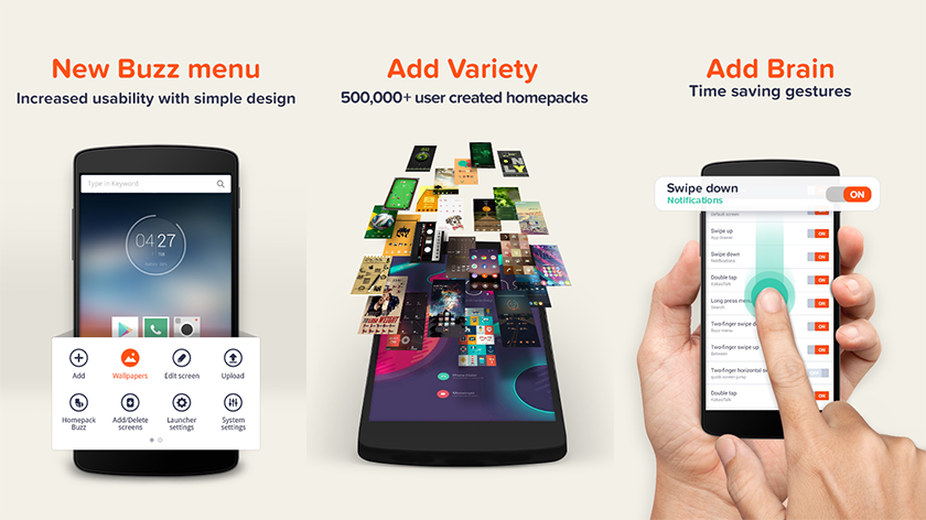 buzz launcher ultima version apk android