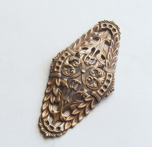 LuxeOrnaments: How to Patina Raw Brass Filigree Pieces in 5 Easy Steps