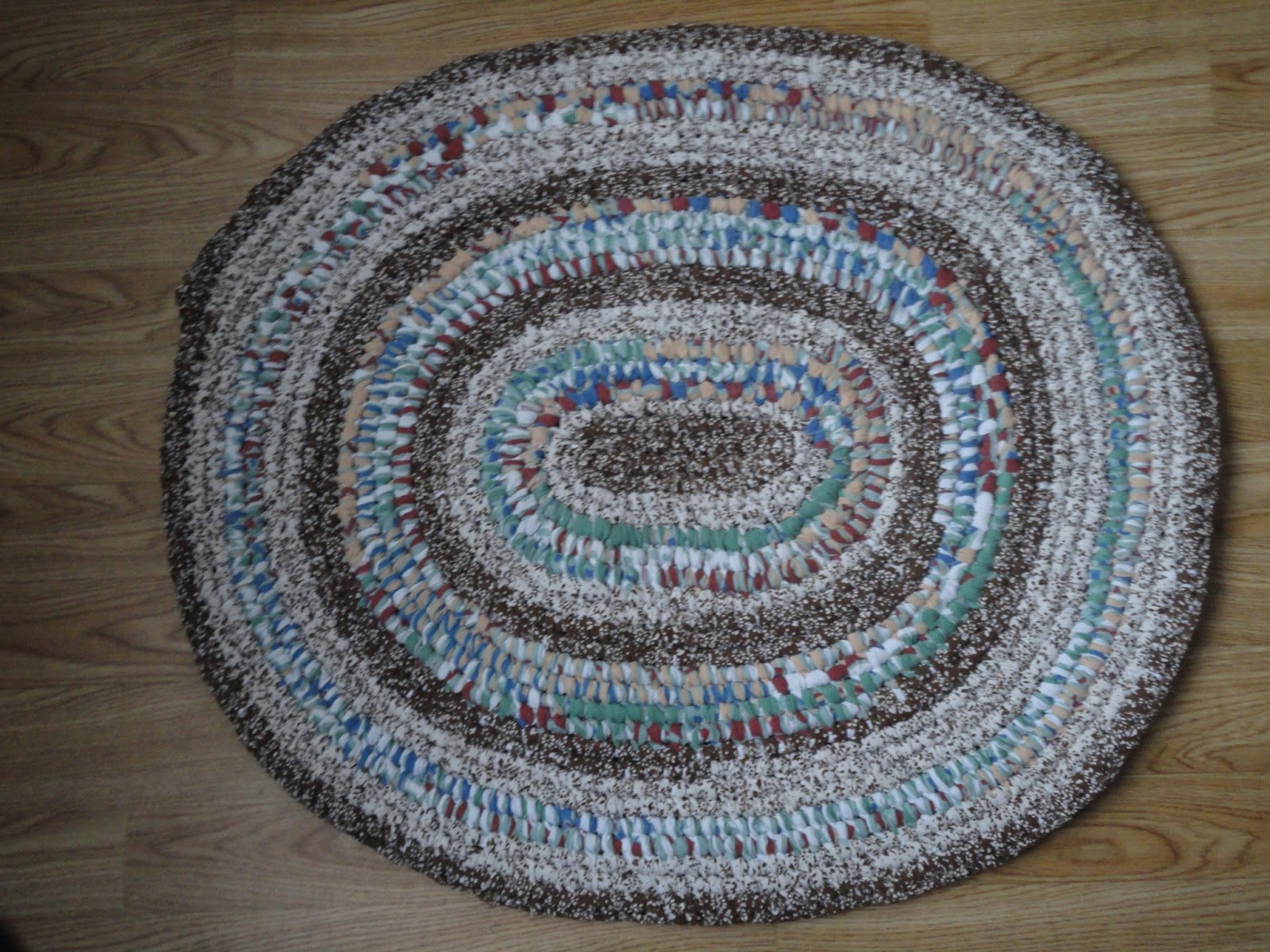 'Madelief' homemade art 'Toothbrush rugs'