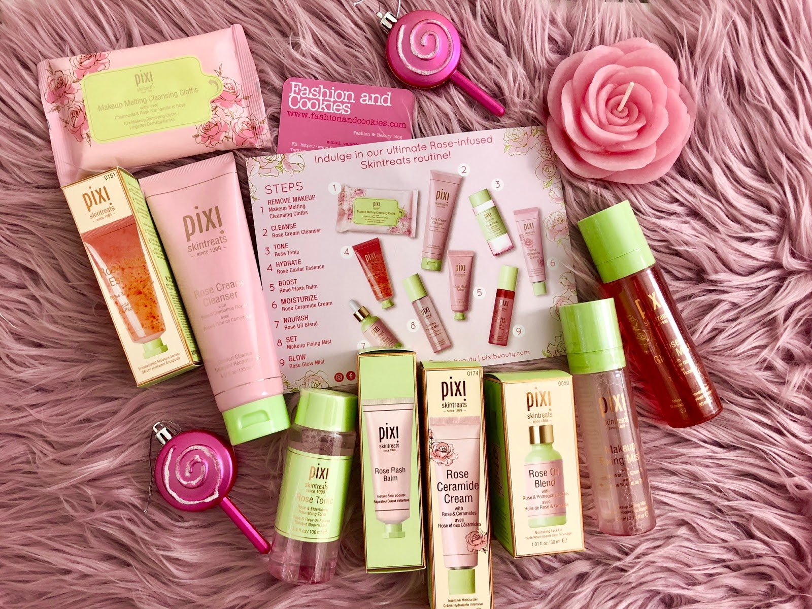 Pixi Beauty Ultra Luxe Rose-Infused Skintreats Set review on Fashion and Cookies beauty blog