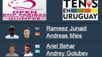 Ariel Behar jugará esta semana el Challenger de Quimper (Francia)