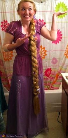 Ideas Disfraz casero de Rapunzel  