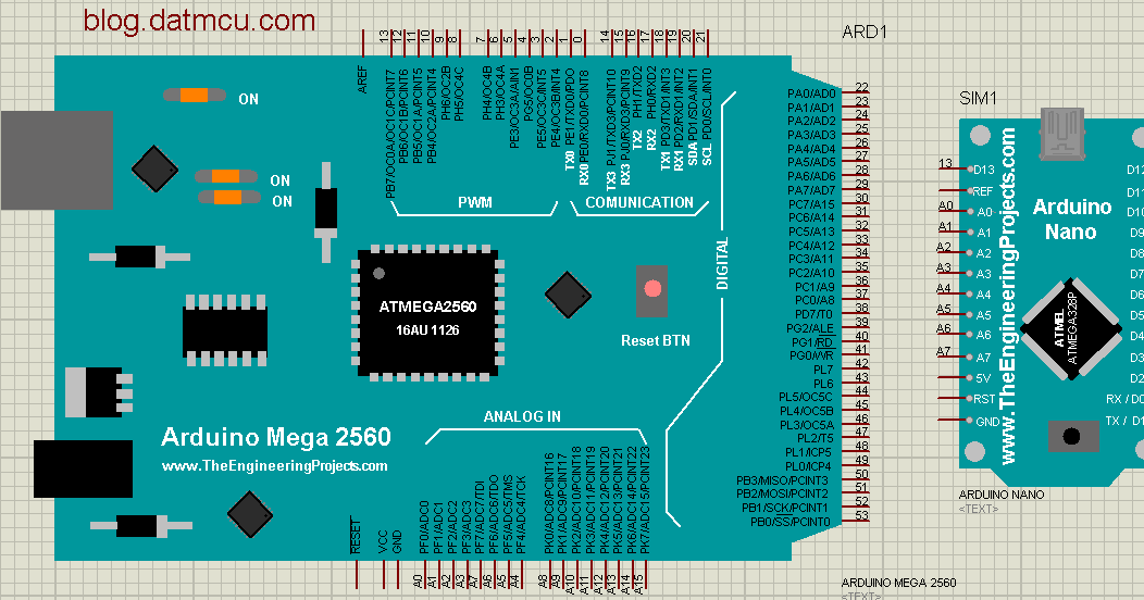 Arduino Pro Mini Proteus Library - Goupload