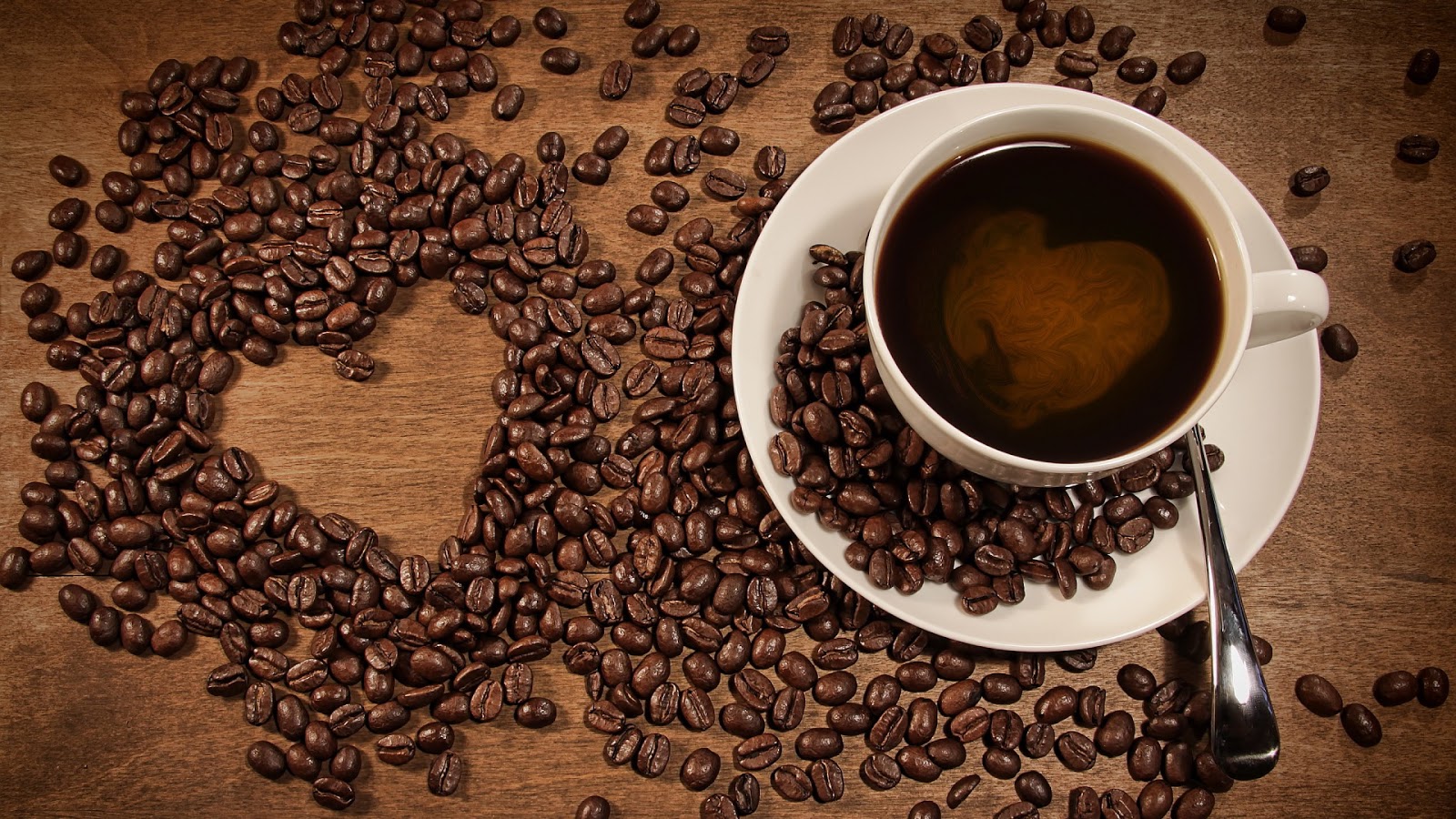 Coffee Heart Mystery Wallpaper