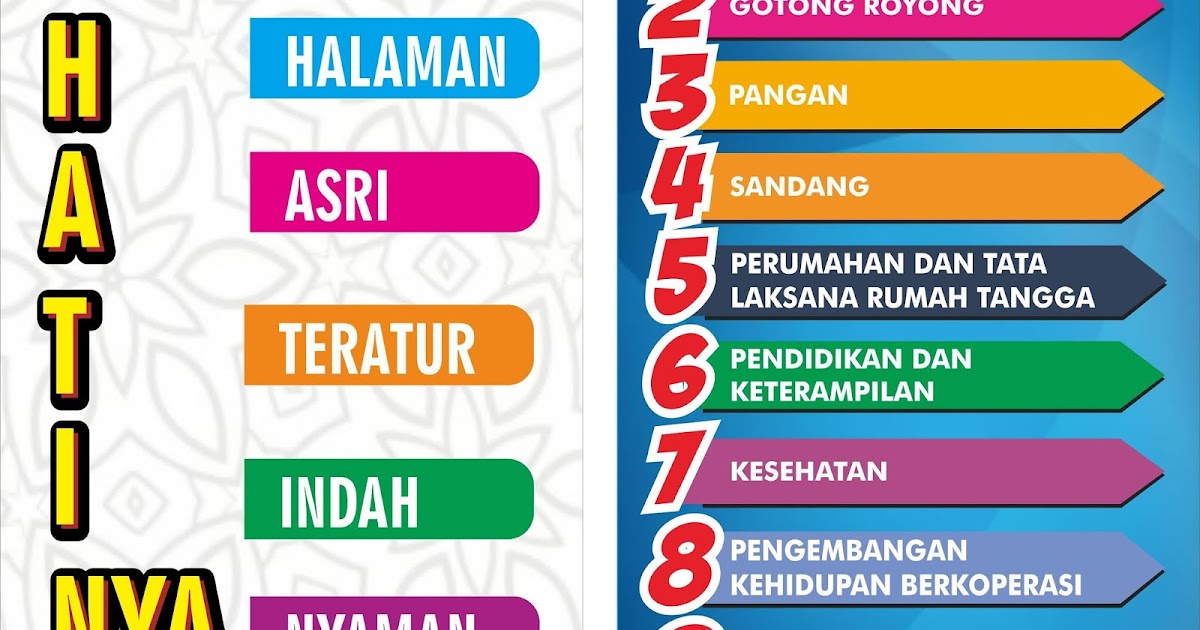 Download 10 Program Pokok PKK Vektor (.cdr) - Rohmadi