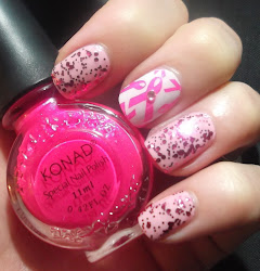 cancer breast nail awareness ribbon nails pink pinktober polish lou perfectly polished