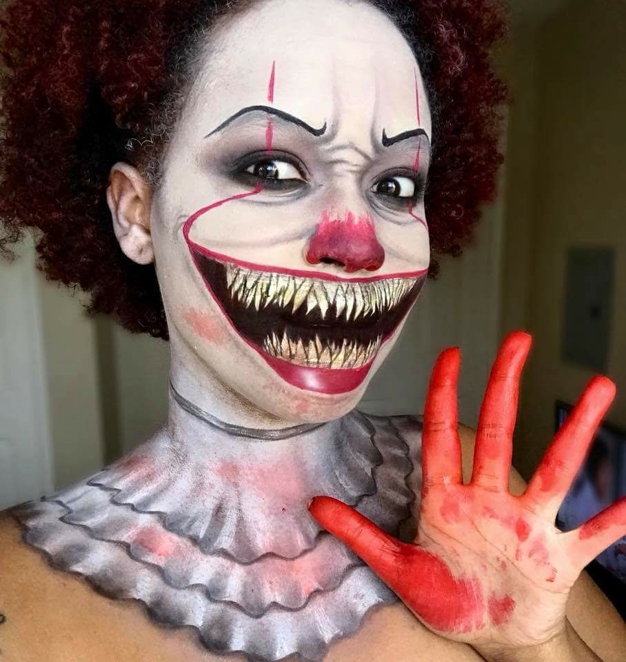 Female Pennywise Makeup 恐怖の女ペニーワイズ B Side Of Cia