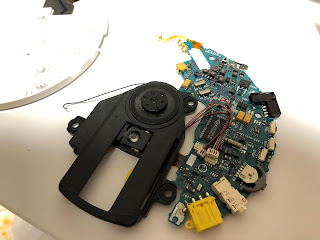 ソニーのCDウォークマンの内部画像