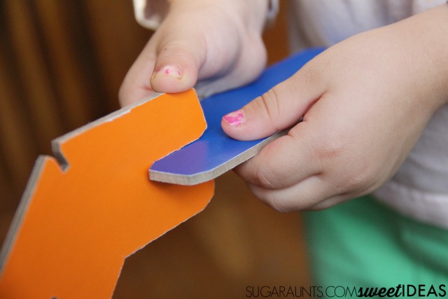 Fine motor development with building toys YOXO building kits
