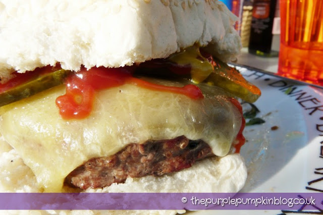 Juicy Homemade Hamburgers at The Purple Pumpkin Blog