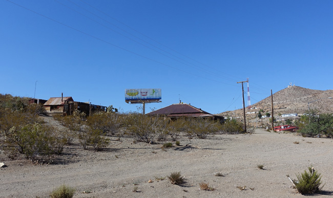 Abandoned buildings in the living ghost town of Searchlight NV