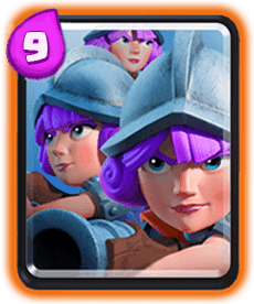 Carta das Três mosqueteiras de Clash Royale - Cards Wiki