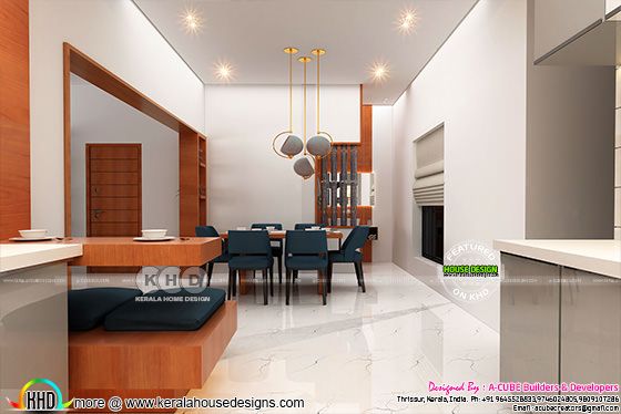 Open Kitchen and dining interior Open Kitchen and dining interior