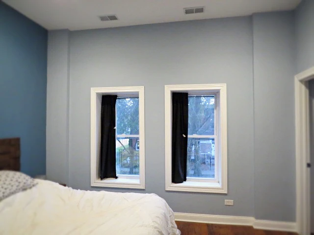 bedroom window area before