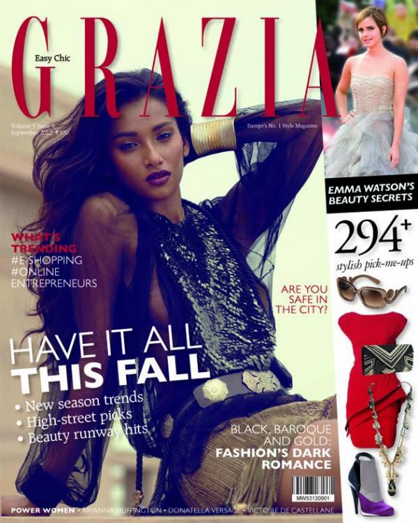 Nidhi Sunil Stunning photo shoot for Grazia cover -September 2012 issue ...