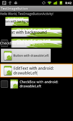 android:background vs android:drawableLeft/drawableTop/drawableRight/drawableBottom