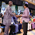 George Weah visits TB Joshua's synagogue for prayers ahead of Liberia's November 7th run off election