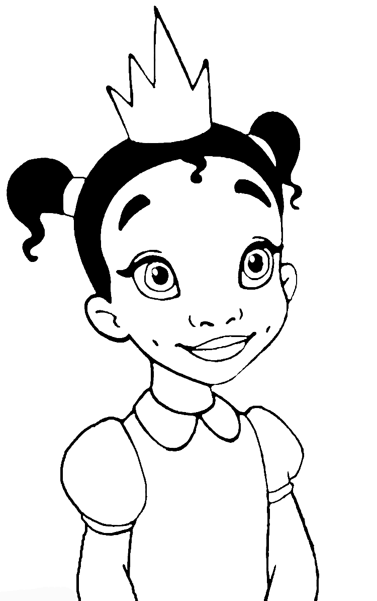 Disney Princess Tiana Coloring Pages To Girls Disney Princess Tiana Coloring Pages To Girls