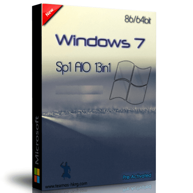 Free Download Windows 7 Sp1 AIO EnUs Update September 2018 x86