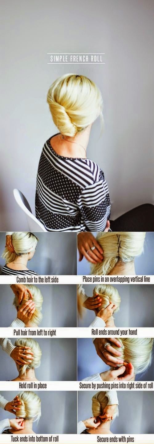 Impressive Short Hair Styles double braid updo she lets her hair down}