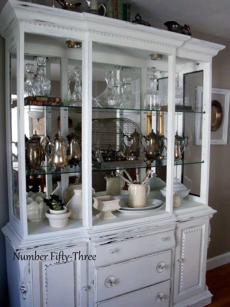 Number FiftyThree Dramatic Dining Room Hutch Transformation